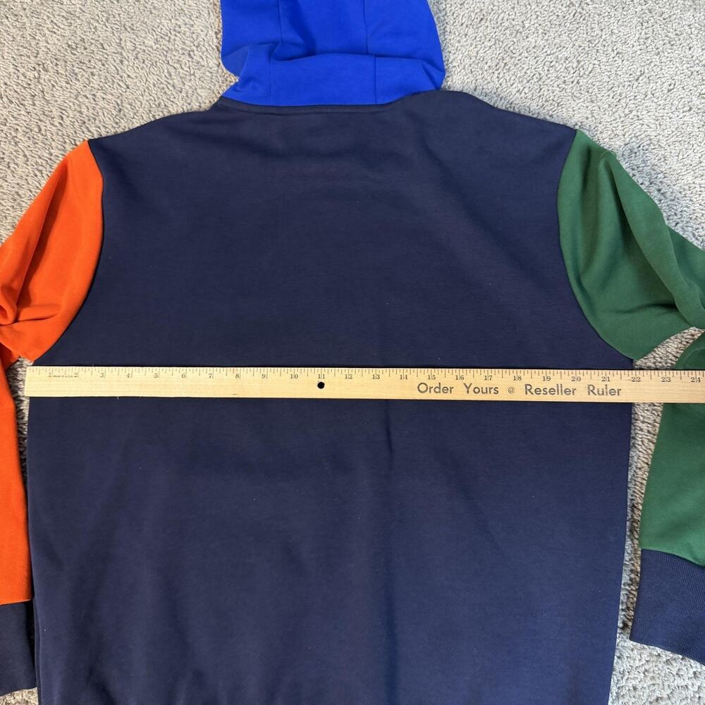 Polo Ralph Lauren Hoodie Mens S POLO 67 Colorblock Graphic Fleece Logo - Picture 9 of 11